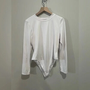 Good American The Crewneck jersey body suit size 5 (women’s XXL)